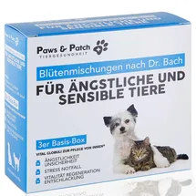 Paws & Patch Paws&Patch Blütenmischung nach Dr. Bach 3er Basis-Box Ängstliche & Sensible Tiere 30 g