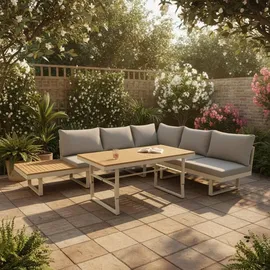 Greemotion Lima Loungeset Beige/Grau