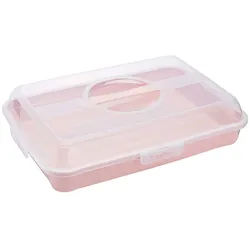 Keeeper - Enrico Behälter, rechteckig, 43x29,5cm Nordic Pink