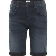 Mustang Chicago Shorts aus Stretch Denim in dunklem Used-W38