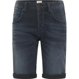 Mustang Chicago Shorts aus Stretch Denim in dunklem Used-W38