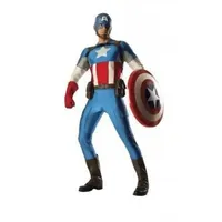 Rubie 's Offizielles Marvel Captain America Kostüm Grand Heritage Deluxe – Herren Erwachsene Standard Größe