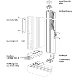 Beutel Zubehör zu Aufsatzschiene 19/81 P1993