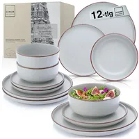 sänger Bombay Stone Geschirrset 12-tlg. grau