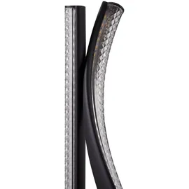 LUCANDE LED Stehlampe Rodado Modern, in Schwarz / Wohnzimmer - 24.5 - 22 - 132