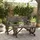 vidaXL Garten-Lounge-Set 2-tlg. braun