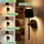 ideoon lights Elegante LED Wandleuchte (180 lm) 4er-Set Schwarz