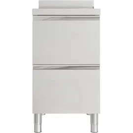 vidaXL Gastro-Küchenschränke mit 2 Schubladen 2 Stk. Edelstahl