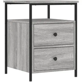 vidaXL Nachtschrank 2 Stk. 44 x 45 x 60 cm Grau