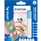 Pilot Pen PILOT PINTOR Kreativmarker farbsortiert 4,0 - 12,0 mm, 6 St.