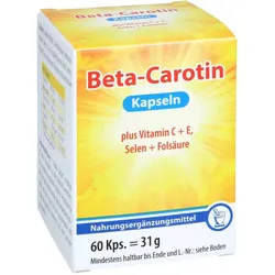 Beta Carotin KAPSELN+Vitamin C+e