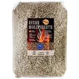 FLAMEUP Pellets 15 kg Holz Eiche grau