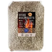 FLAMEUP Pellets 15 kg Holz Eiche grau
