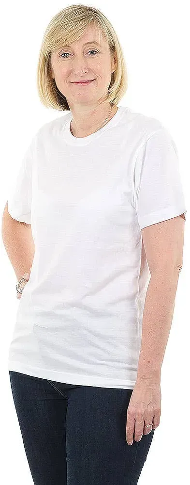 Baumwoll-T-Shirts für Erwachsene Small (Brustumfang 86-93 cm) (Jede(r,s)) Bastelmaterial