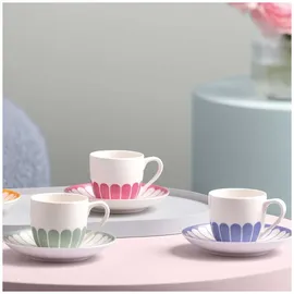 Villeroy & Boch Fleur Couleur Espressotasse 6-tlg. cassis