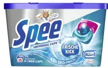 Spee Power Caps Frische Kick Vollwaschmittel, 16 WL 1 Box = 16 Caps à 12 g, 16 WL