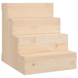 VidaXL Haustiertreppe L (40x49x47 cm) helles Holz