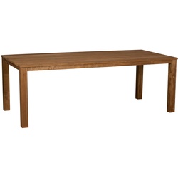 Gartentisch Aberdeen 220 x 100 cm Teak Braun