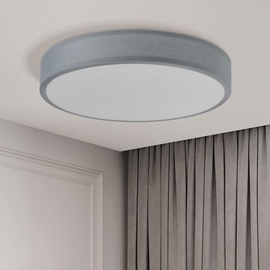 GBLY ZMH Deckenleuchte Schlafzimmer - Rund Stoff Schlafzimmerlampe 12W Warmweiß 3000K Wohnzimmerlampe mit Stoffschirm für Küche Flur