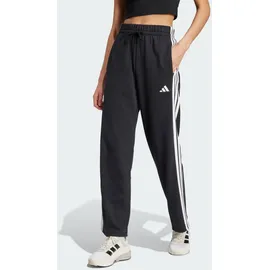 adidas Essentials 3-Stripes Open Hem French Terry Jogginghose Black/White XXL