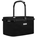anndora Einkaufskorb 22 l Schwarz