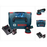 Bosch GEX 12V-125 Professional Akku Exzenterschleifer 12 V 125 mm Brushless + 2x Akku 3,0 Ah + Ladegerät + L-Boxx