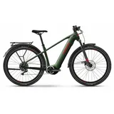 Haibike Trekking 5 Yamaha 720Wh Elektro Trekking Bike Olive/Red glossy | 27.5" Herren Diamant S/40cm