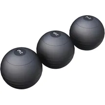 Gorilla Sports Slam Ball Medizinball 15 kg schwarz