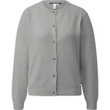 QS Melierte Strickjacke grau XS