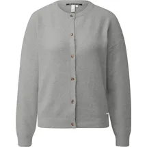 QS Melierte Strickjacke grau XS