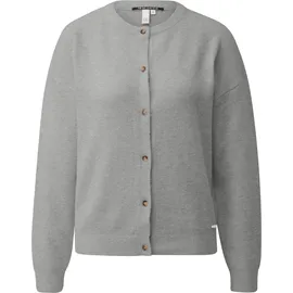 QS Melierte Strickjacke grau XS