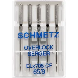 Schmetz Overlock-Nadeln ELx705 CF 5er Packung Stärke 65