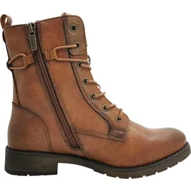 Mustang Damen Stiefelette modischer Boot-Stil 15M0052001, Größe:37 EU, Farbe:Braun - 37