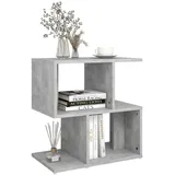 vidaXL Nachtschrank 2 Stk. 50 x 30 x 51,5 cm Betongrau