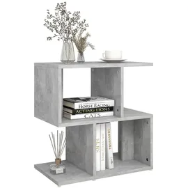 vidaXL Nachtschrank 2 Stk. 50 x 30 x 51,5 cm Betongrau