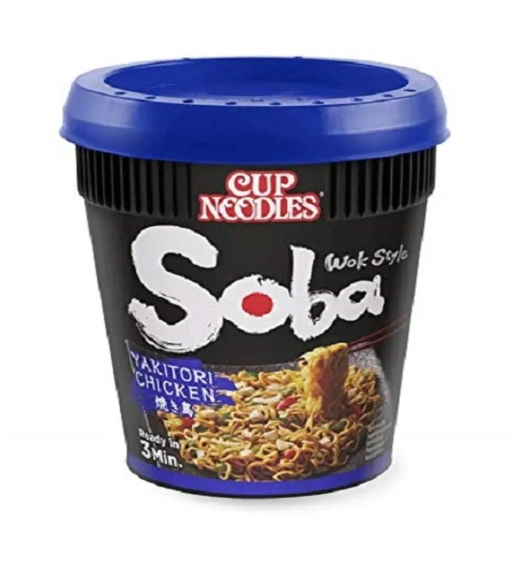 Nudeln Soba Cup, Yakitori Chicken  89g Becher