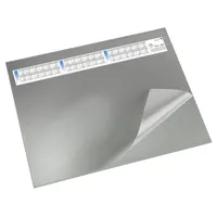Laufer Durella Schreibtischunterlage grau