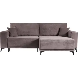 werk2 Ecksofa »Scandic L-Form«, Moderne Eckcouch in Cord, Sofa mit Schlaffunktion & Bettkasten