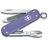 Victorinox Classic SD Alox Colors, 58 mm, kleines Taschenmesser Electric Lavender