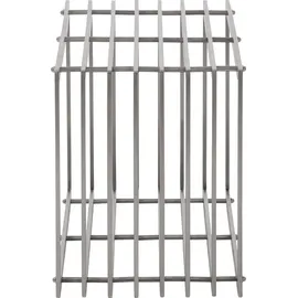 CLP Kaminholzständer Irving Edelstahl 40 x 50 x 150 cm Silber