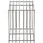 CLP Kaminholzständer Irving Edelstahl 40 x 50 x 150 cm Silber