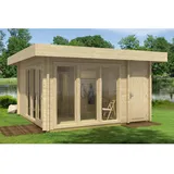 FinnTherm Gartensauna Cubus-70 E 498 cm x 498 cm