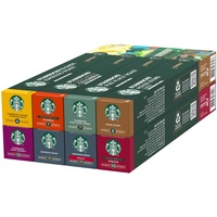 STARBUCKS Probierset by Nespresso, Kaffeekapseln 8 x 10 (80 Kapseln) - Exklusiv bei Amazon