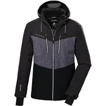 KILLTEC Herren Skijacke/Funktionsjacke mit abzippbarer Kapuze und Schneefang KSW 45 MN SKI JCKT, dunkelanthra, 3XL
