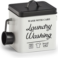 Hti-Living Waschpulver-Box, Metall Laundry Waschmittelbox