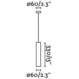 FARO STAN 1 Glühbirne GU10 Aluminium 6 cm weiß matt