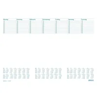 RNK Schreibunterlage Office 46617 Blanko mit Kalendarium 30Blatt