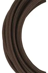 Bailey Textilkabel 2x0,75mm2, braun, 3m