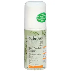 Eubiona Sport Deo-Roller Rosmarin-Grüner Tee 50 ml