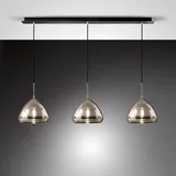 Fabas Luce Glow 3-flg. 60 cm schwarz/verchromt